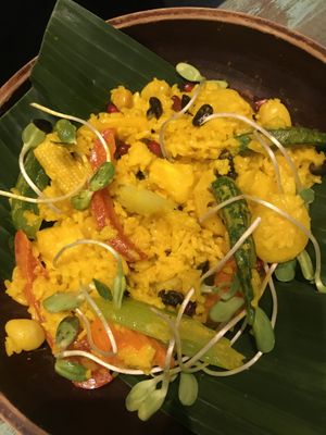 Pineapple rice at Mango in Bangkok