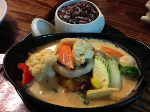 vegetable curry at Mango in Bangkok