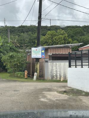 Follow the signs!  at Heavenly Veggies in Guam