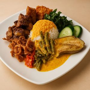Nasi putih campur at VEGAN FOOD in Ubud
