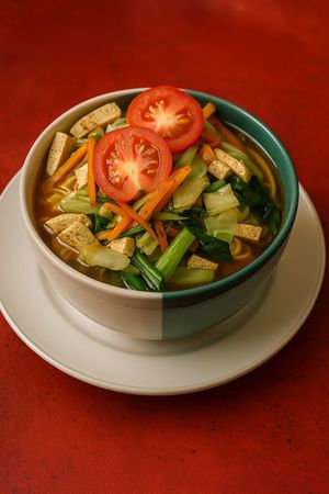 Mie kuah vegan at VEGAN FOOD in Ubud