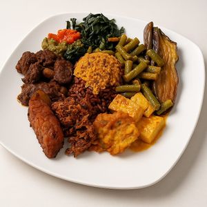 Nasi merah campur at VEGAN FOOD in Ubud