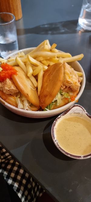 Golden bao at Madame Pho Derry in Northern Ireland