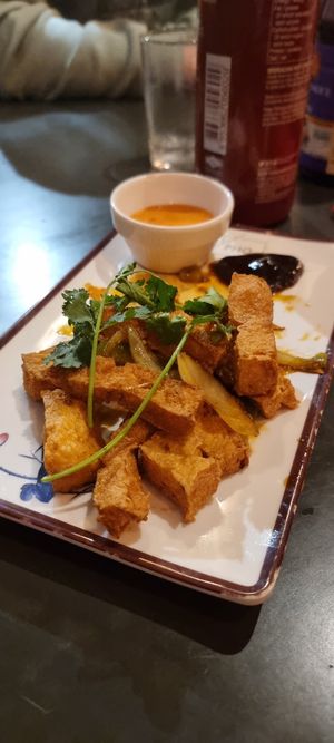 Salt chilli tofu at Madame Pho Derry in Northern Ireland