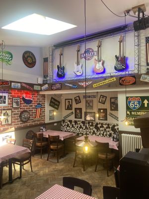 Inside   at Harley's  in Exmouth