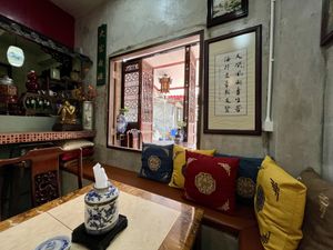 Variety of drinks menu  at Buddha's Kitchen, Vegetarian Food - ครัวพุทธะรักษา อาหารเจ in Pak Chong