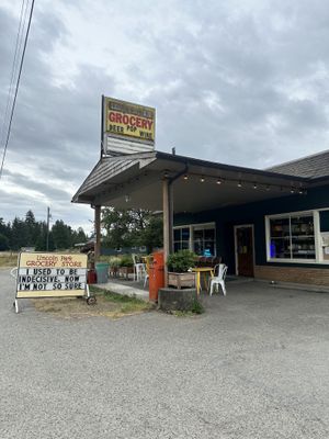 West of town and a little tricky to find, but worth it for the rural setting, Mountain View and proximity to Lincoln Park and dog park.   at Lincoln Park Grocery in Port Angeles
