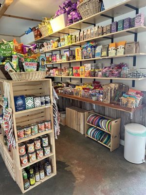 They carry a wide selection of snacks, chips, canned soups, and other offerings.  at Lincoln Park Grocery in Port Angeles
