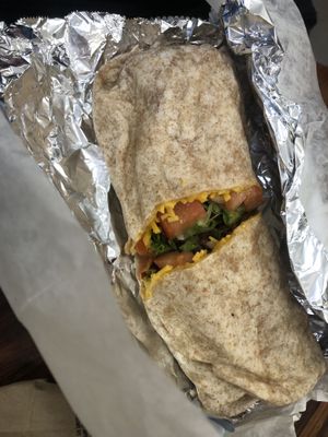Vegan burrito   at Green Symphony in New York City