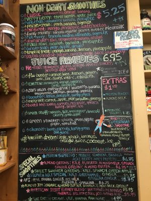 THE HUGE MENU at Green Symphony in New York City