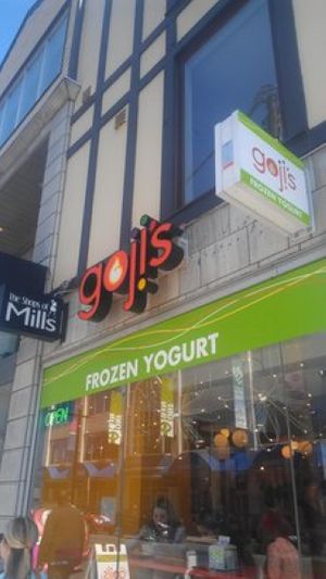 Outside at Goji's in Halifax