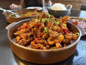 Sweet and Sour Mushrooms  at Men & Beasts in Los Angeles