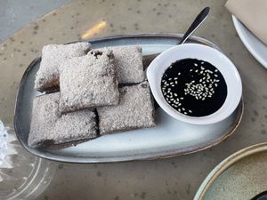 Beignets - just ok   at Men & Beasts in Los Angeles