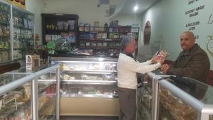 inside at La Lunada Tienda Vegetariana in Bogota