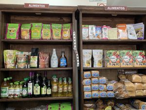 Leches vegetales  at La Lunada Tienda Vegetariana in Bogota