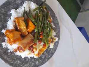 My com chay at Quán chay THIÊN Y in Ho Chi Minh City