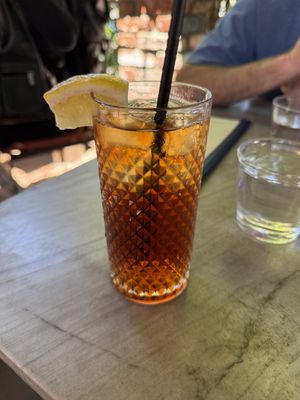 Iced tea (refills are NOT free 😡)  at Bacari in Los Angeles