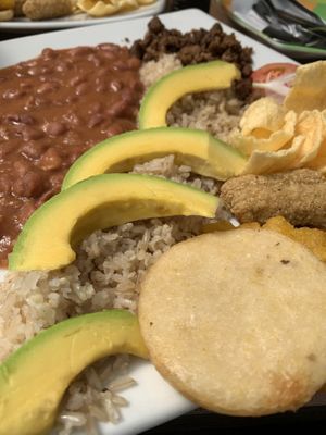 Bandeja paisa ✨  at Maruben Vegetariano in Bogota