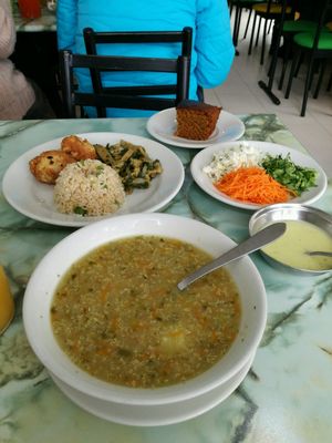 Delicious Lunch at Maruben Vegetariano in Bogota