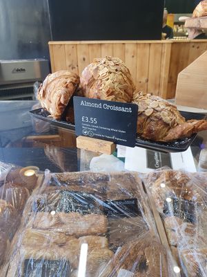Almond croissant at Coughlans Bakery - Dorking  in Dorking