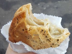 Vegan cheese & onion pasty at Coughlans Bakery - Dorking  in Dorking