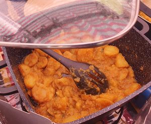 Hot and cold food like you are used to in vegan Ethiopian and Eretrean restaurants. at Ethiopian Vegan Eats in East London