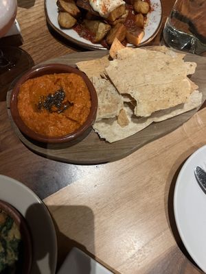 hummus  at Barcelona Wine Bar in Pittsburgh