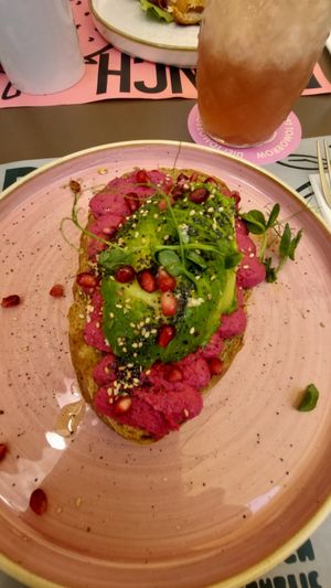 Very vegan toast at Brunch Republic in Verona