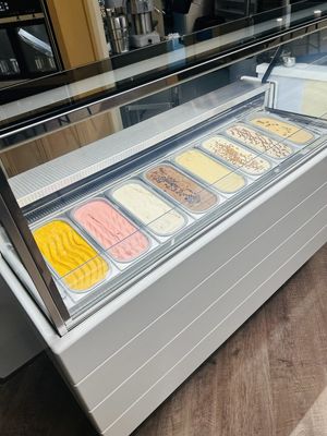 Amazing gelato selection….  at Sunset Bodega in El Paso