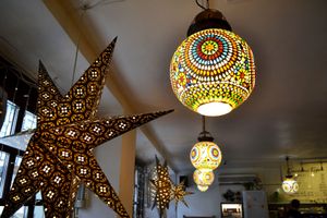 Красивое освещение  at Jagannath - Kuznetsky Most in Moscow