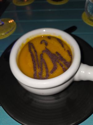 Pumpkin Soup at Horizons Lounge in Noord