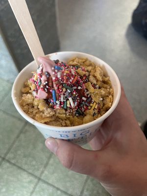 Strawberry Sorbet  at Big Softie in Atlanta