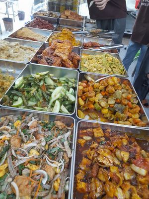 Com chay selection at Quán chay Thôi Kệ in Ho Chi Minh City