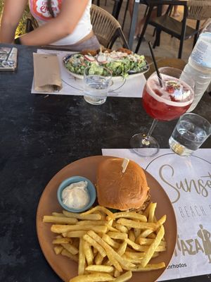   at Sunset Beach Bar & Restaurant in Rhodes