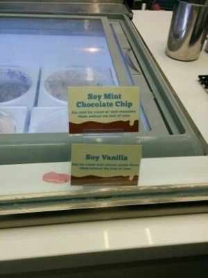 the vegan options at CREAM in Palo Alto