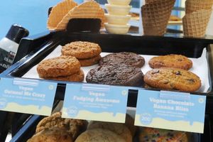 Vegan cookies at CREAM in Palo Alto