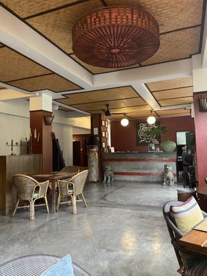 Reception   at Green Tiger House in Chiang Mai