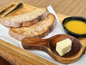 Sourdough breadd  at Green Tiger House in Chiang Mai