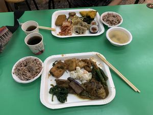 All together for only 280NTD at Zhong Xin Vegetarian in Taichung