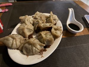 Tofu gyoza  at Karaku Ramen in Asuncion