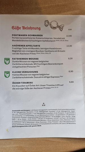 Desert at Postwagen Zum Ratskeller in Aachen