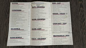 Menu at Der Wok Vechta - Asiatische Klassiker, Sushi & Bowls! in Niedersachsen