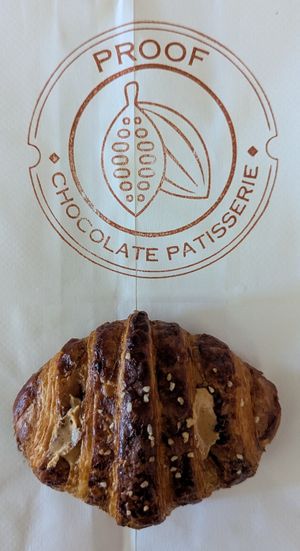 Peanut Butter Milk Chocolate Pretzel Croissant at Proof Chocolate Patisserie in Portland