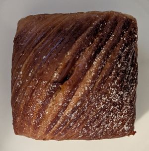 Salted Caramel Pecan Brownie Croissant (exterior) at Proof Chocolate Patisserie in Portland