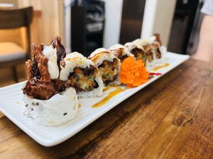 Pacifica Roll  at Tane Vegan Izakaya - Highland Park in Los Angeles