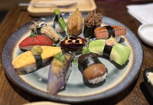 Nigiris  at Tane Vegan Izakaya - Highland Park in Los Angeles