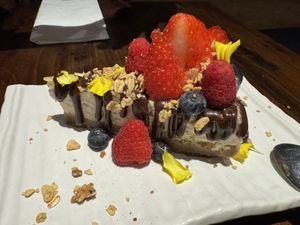 Yuzu Cheesecakee  at Tane Vegan Izakaya - Highland Park in Los Angeles