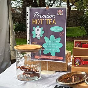 Treats and tea at Vegan Meishan  in Melbourne