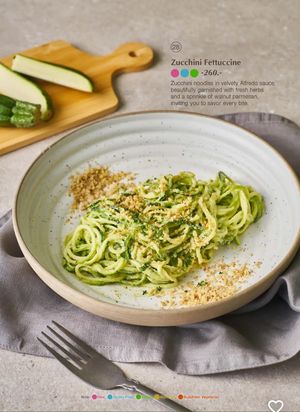 Zucchini Fettuccine   at Living Table Bangkok in Bangkok