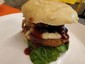 Smokehouse bbq burger at Planted Bodega in Metro Manila